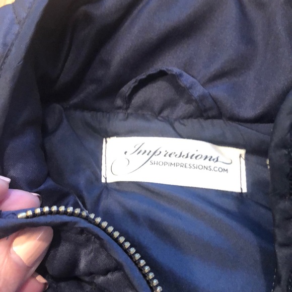 Impressions blue puffy vest. - Picture 3 of 5
